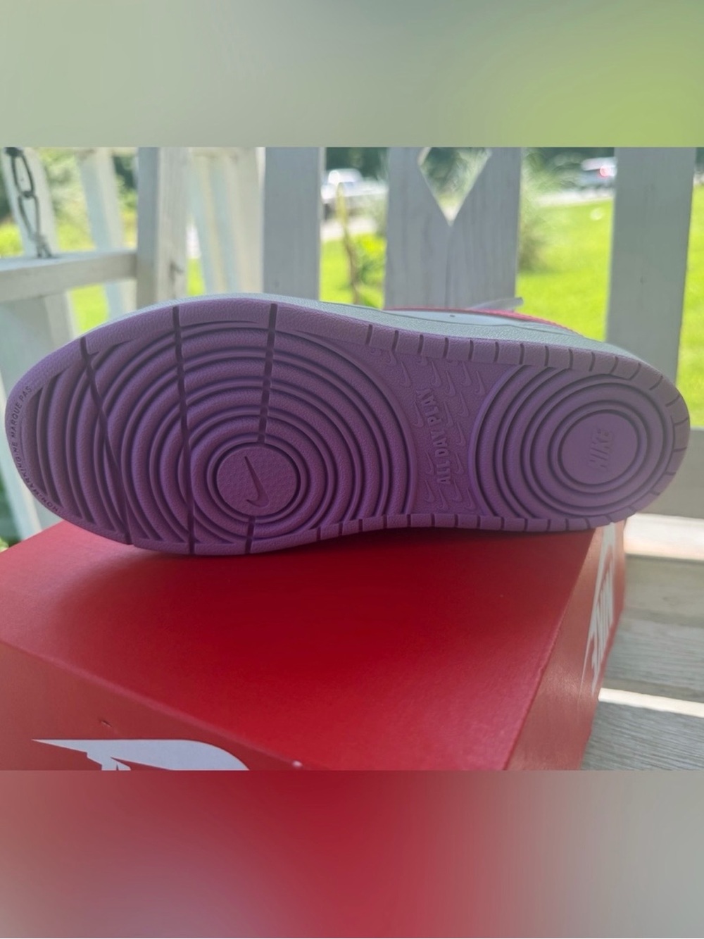 Nike Kids Low-Top Sneakers in Light Purple